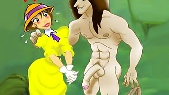 Wild Sex Adventure With Tarzan And Teen Jane In A Hardcore Orgy