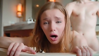 Russian Stepsister'S Unexpected Interruption Leads To Steamy Encounter