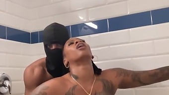 Huge Ass Black Man Drills My Ass In The Shower!