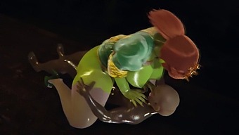 Shrek'S Naughty Adventure With A Voluptuous Fiona In 3d