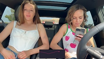 Nadia Foxx And Serenity Cox'S Wild Public Adventure With Remote Controlled Vibrators Ends In A Satisfying Climax.